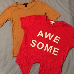 2 Forever 21 Tops